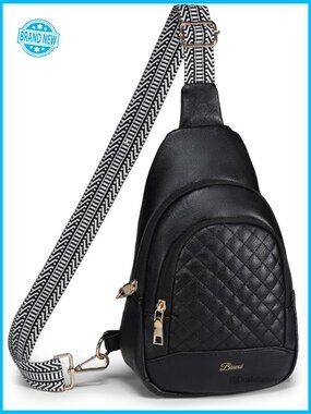 Anti Theft Crossbody Bag Vegan Leather RFID Blocking Sling Handbag Secure